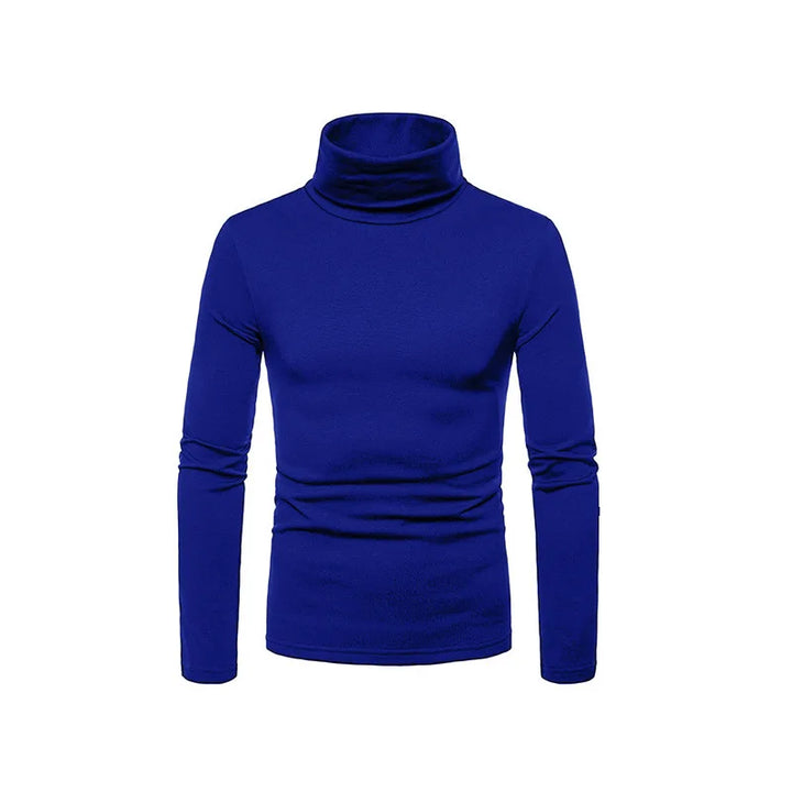 Casual Slim Fit High Collar Turtleneck Pullover