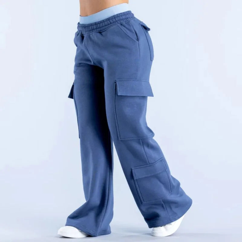 Multiple Pockets American Style Sweatpants