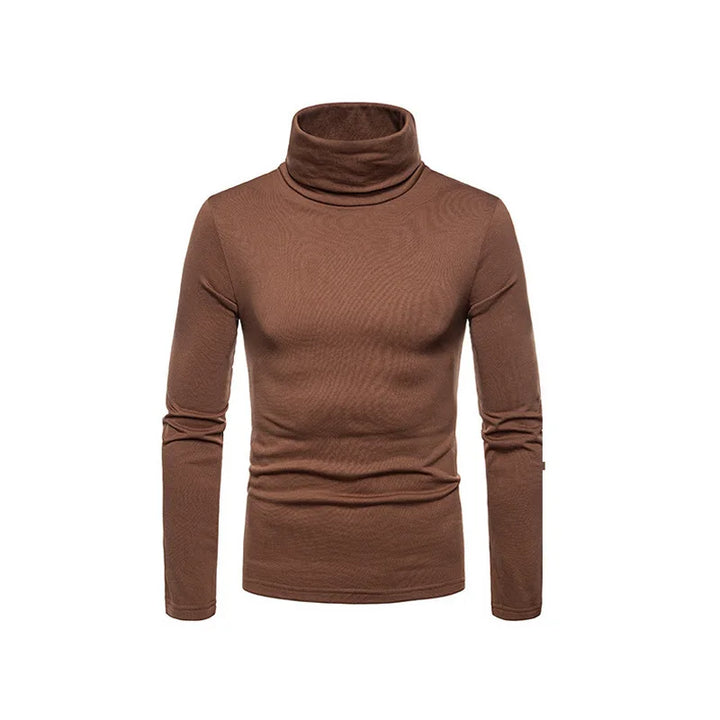 Casual Slim Fit High Collar Turtleneck Pullover