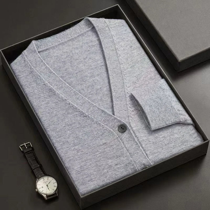 V-Neck Button Down Knitted Sweaters