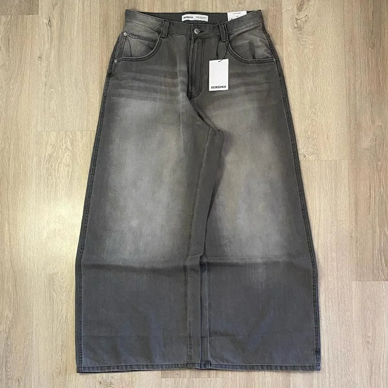 Harajuku Washed Baggy Jeans