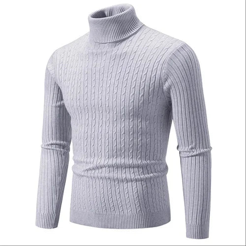Classic Solid Turtleneck Sweaters