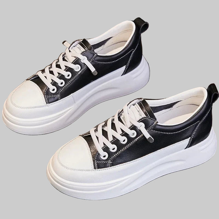 Genuine Leather Breathable Sneakers