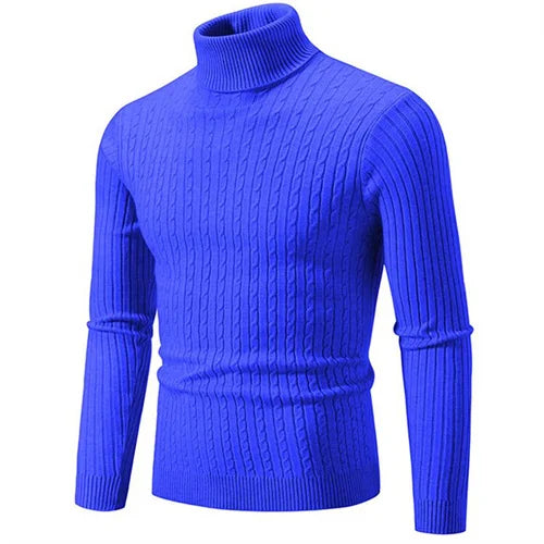 Classic Solid Turtleneck Sweaters