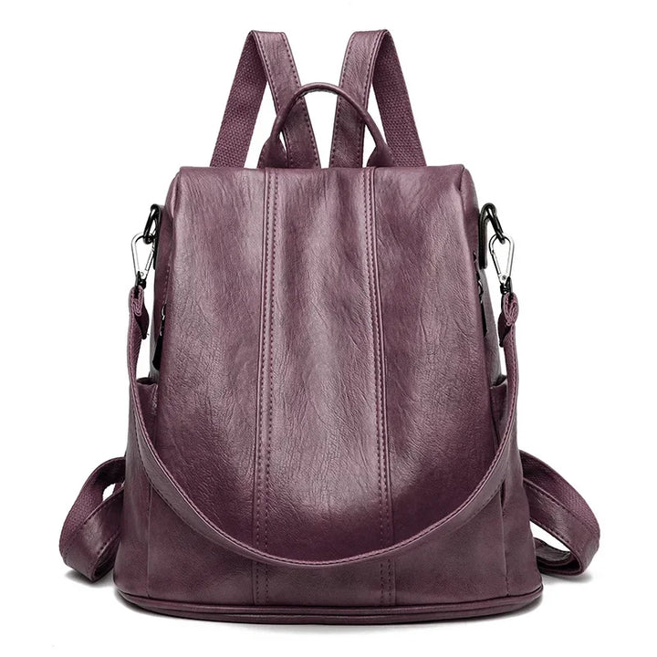 Anti-Theft Vintage Leather Fashion Backpack