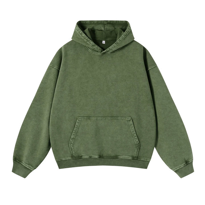 Retro Heavyweight 350gsm Washed Hoodies