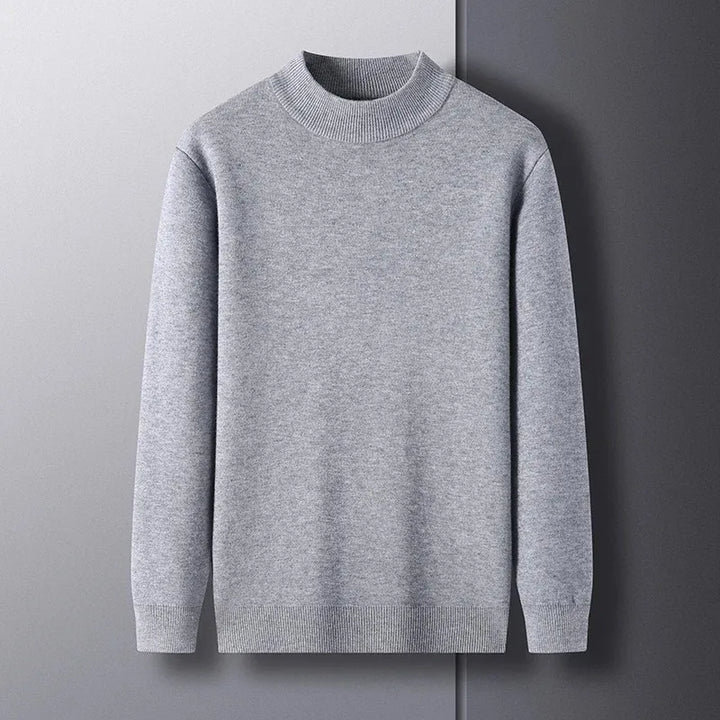 Warm Thick Winter Knit Mock Neck Sweater