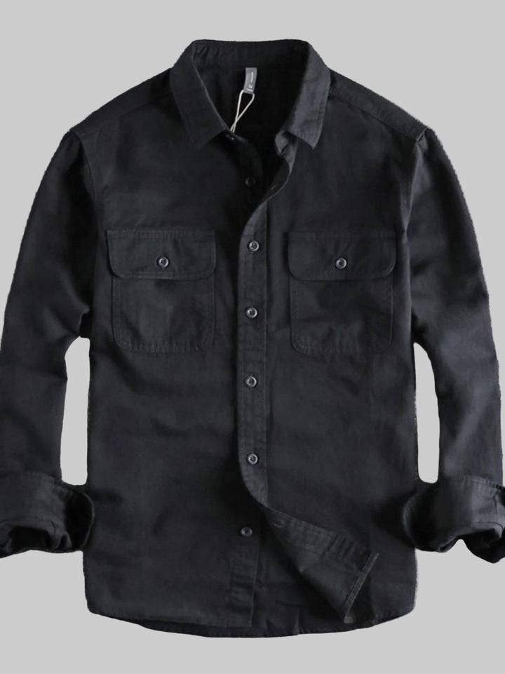 Pure Cotton Long Sleeve Work Shirt