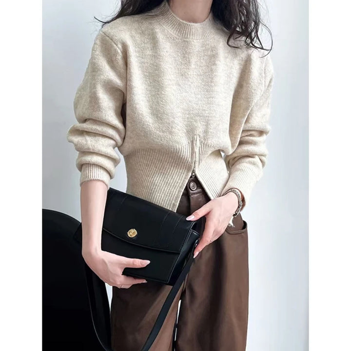 Autumn Slim Fit O-Neck Sweater