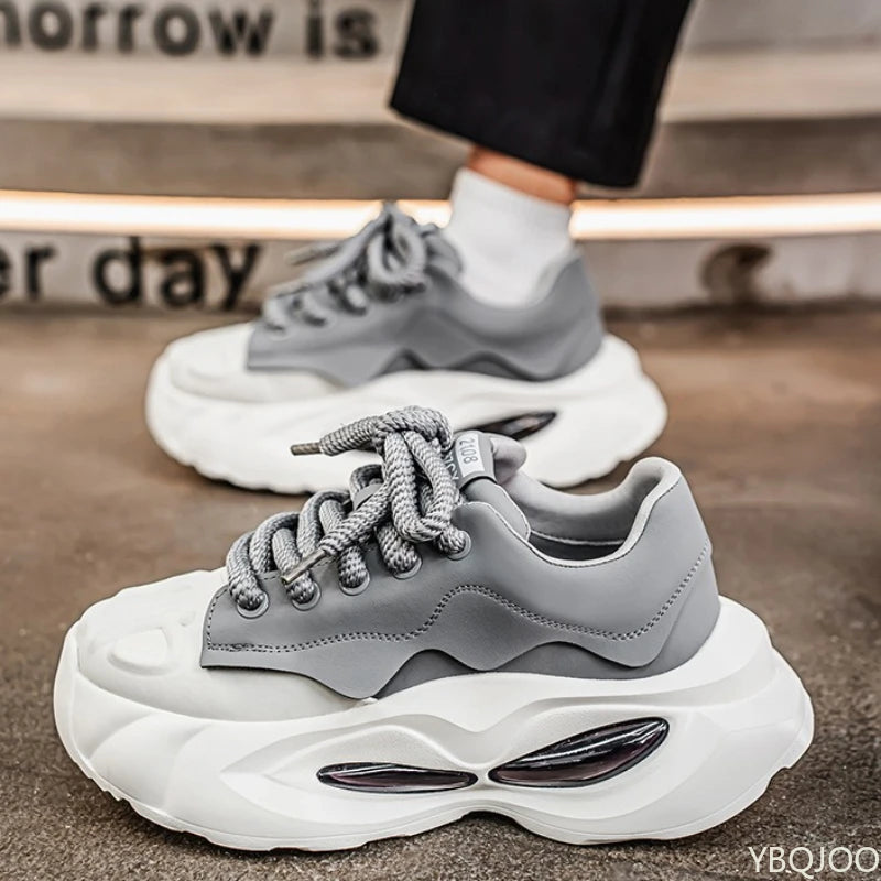 Versatile Breathable Thick-Soled Chunky Sneakers