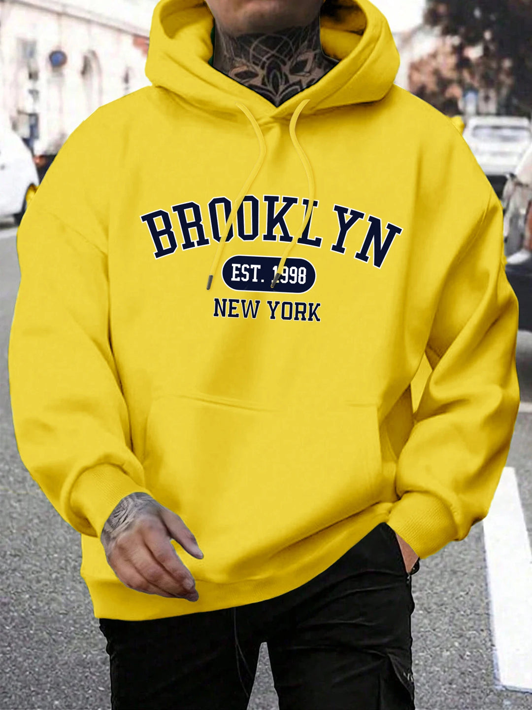 Brooklyn Est 1998 New York Oversized Hoodies
