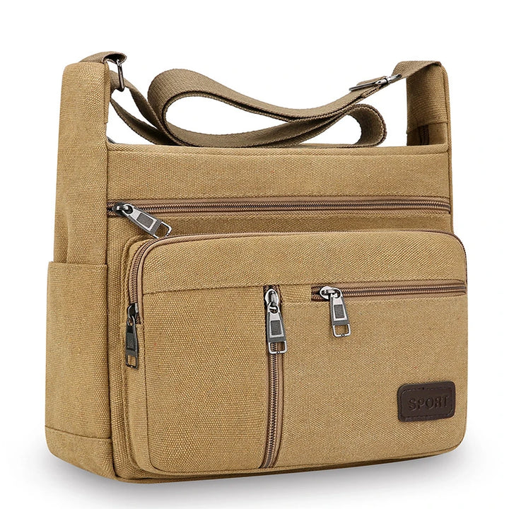 Retro Messenger Crossbody Canvas Travel Bag