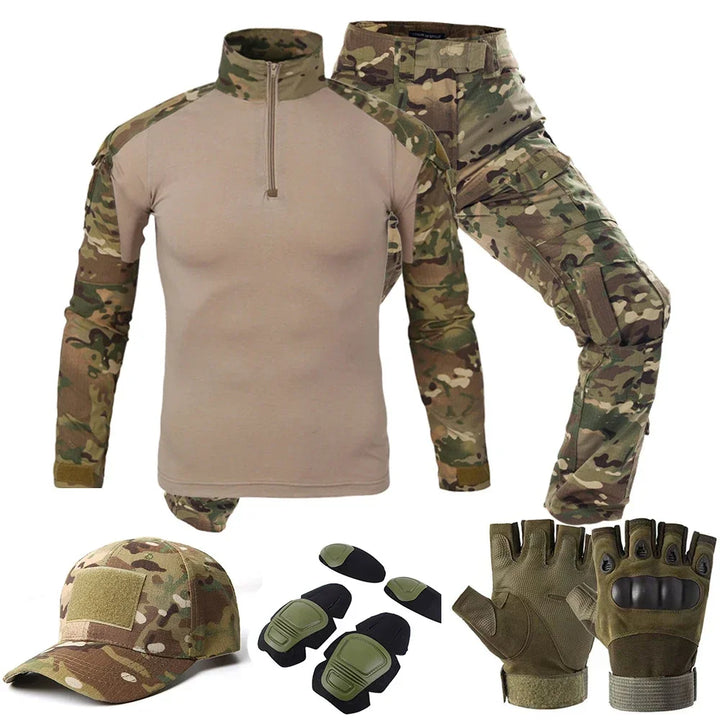 Tactical Military Camouflage Uniform Set