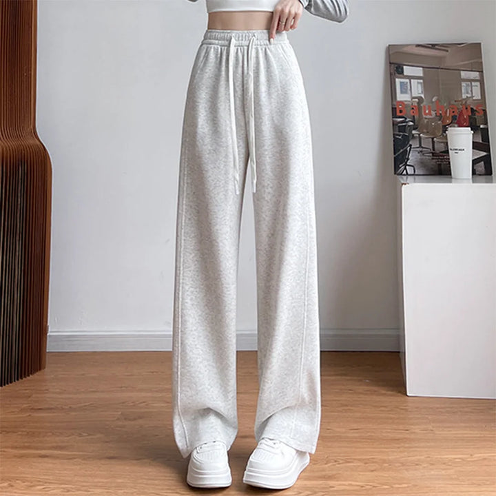 High-Waisted Casual Loose Fit Sweatpants