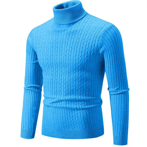 Classic Solid Turtleneck Sweaters