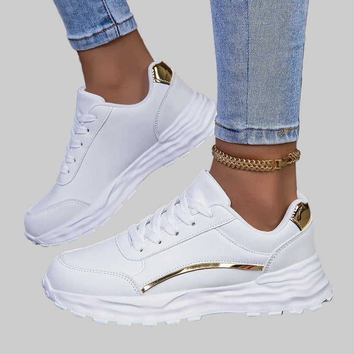 Lightweight Lace-Up Casual Sneakers