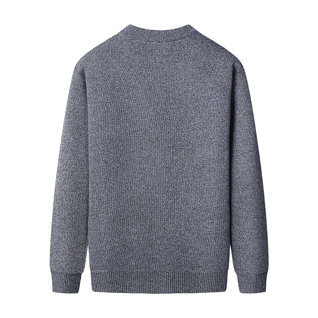 Thick Knit V-neck Cardigan Sweater
