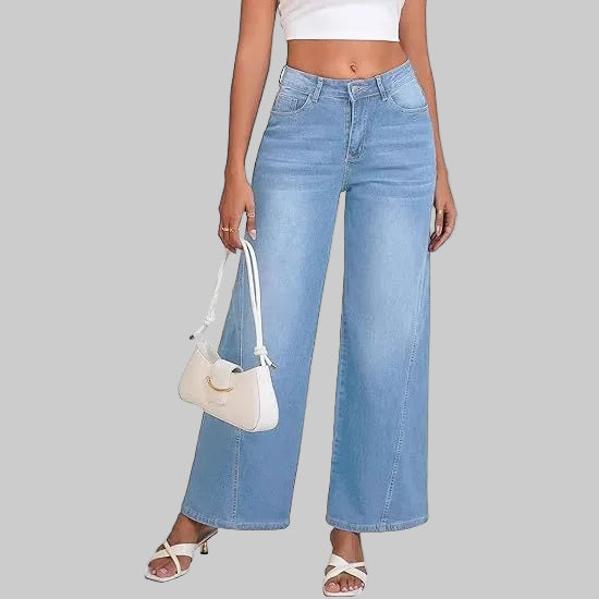 Vintage Mid-Waist Wide Leg Loose Jeans