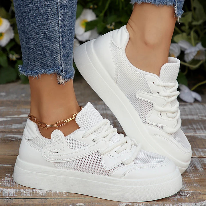 Chunky Platform Breathable Mesh Sneakers