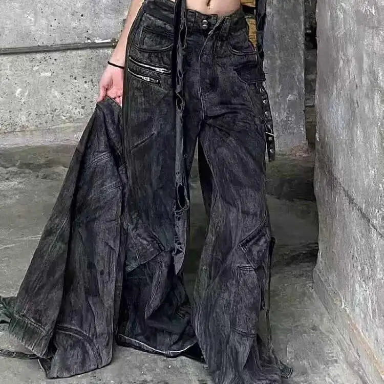 American High Street Punk Chic Jeans