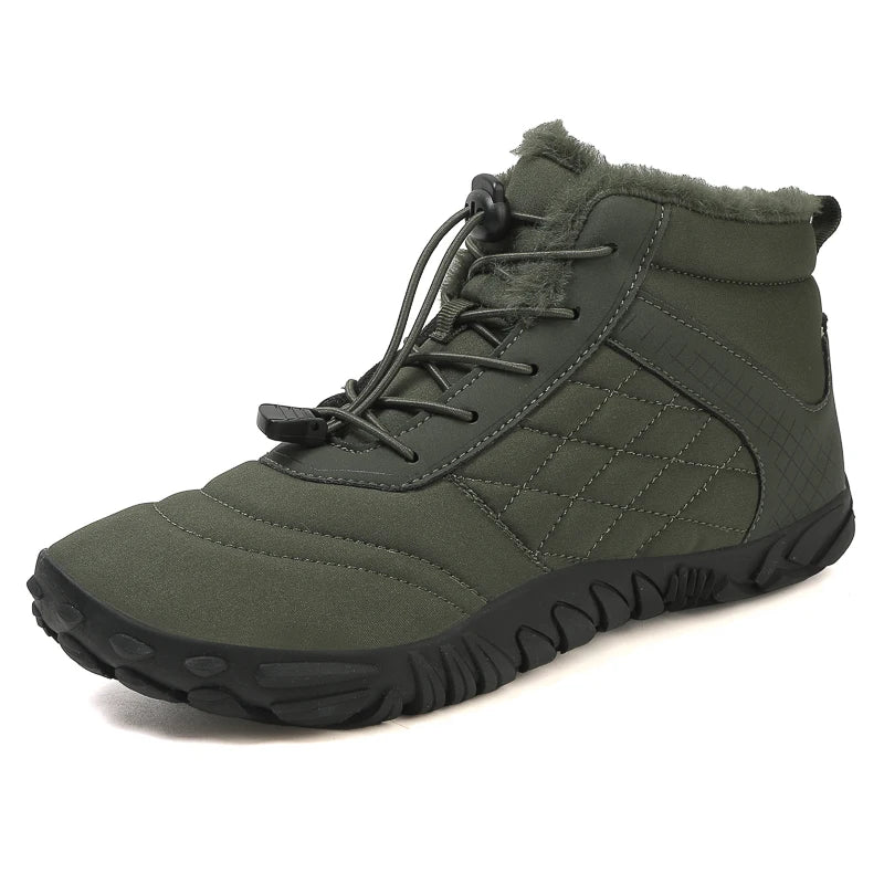 Unisex Winter Barefoot Wide Toebox Hiking Boots