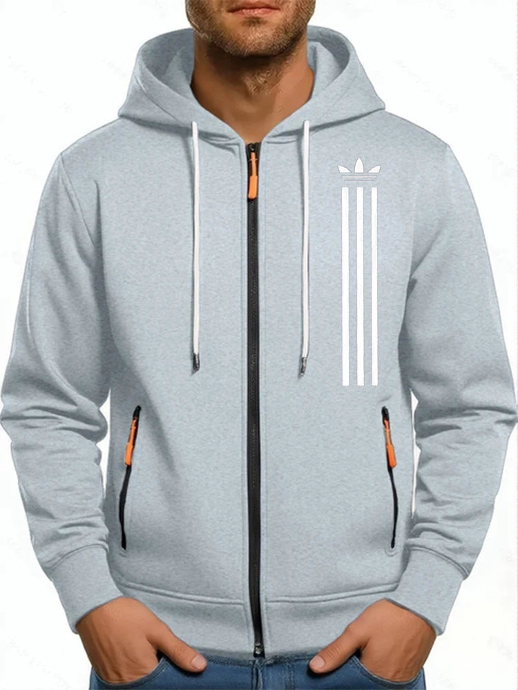 Winter Casual Stylish Sweatshirt Zip-Up Hoodie