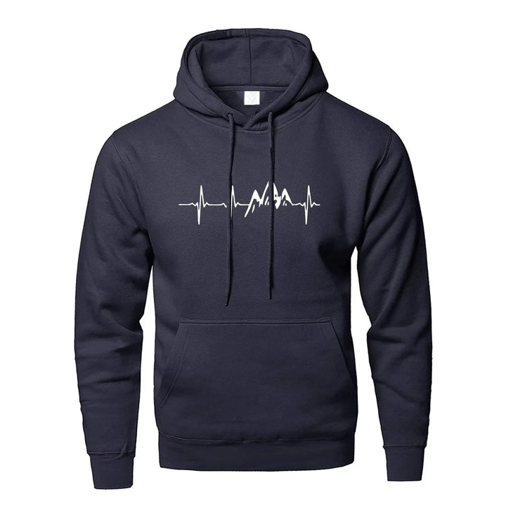 Mountain Heartbeat Unisex Hoodies