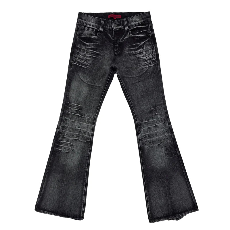 Vintage Gothic Y2K Mid Flared Bootcut Jeans