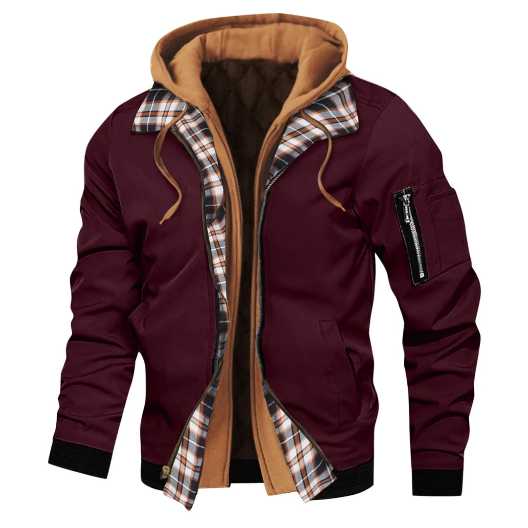 Hooded Slim Fit Thick Cotton-Padded Jacket