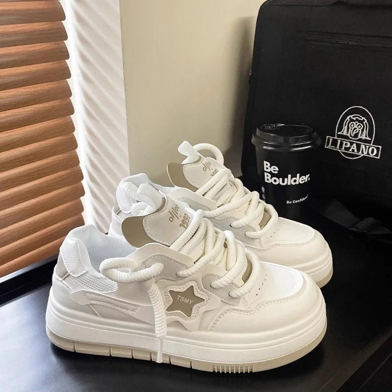 Campus Style Off-White Designer Sneakers