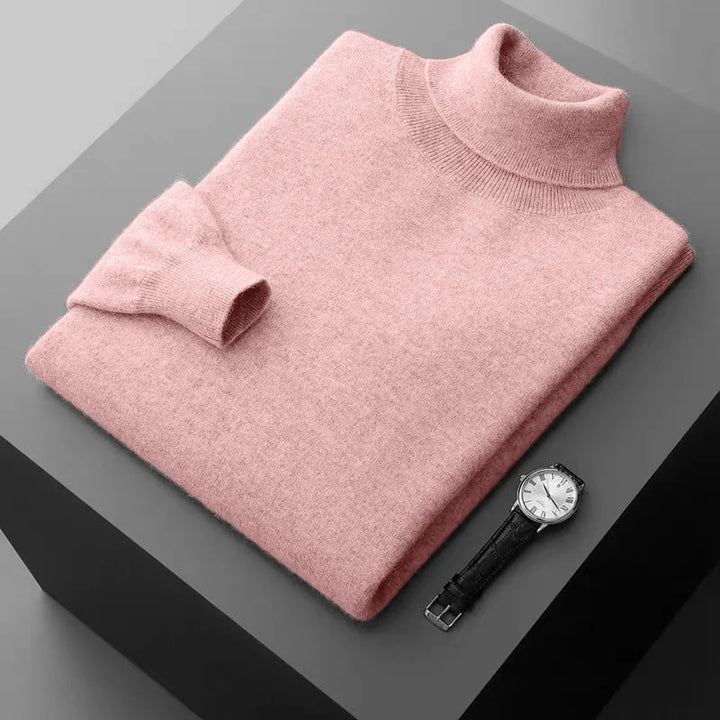 Thick Woolen Turtleneck Pullover Sweater