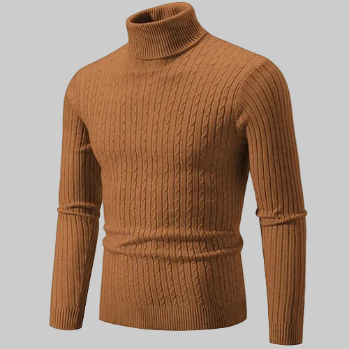 Classic Solid Turtleneck Sweaters