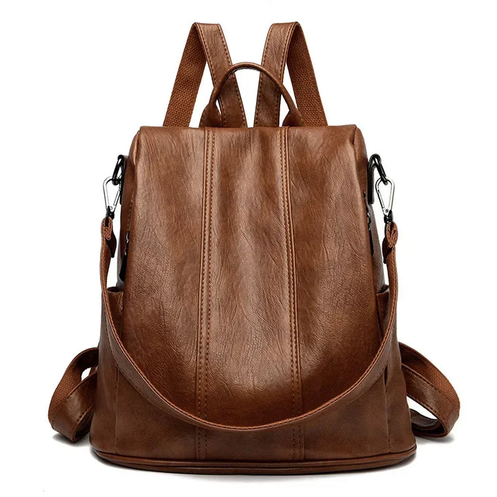 Anti-Theft Vintage Leather Fashion Backpack