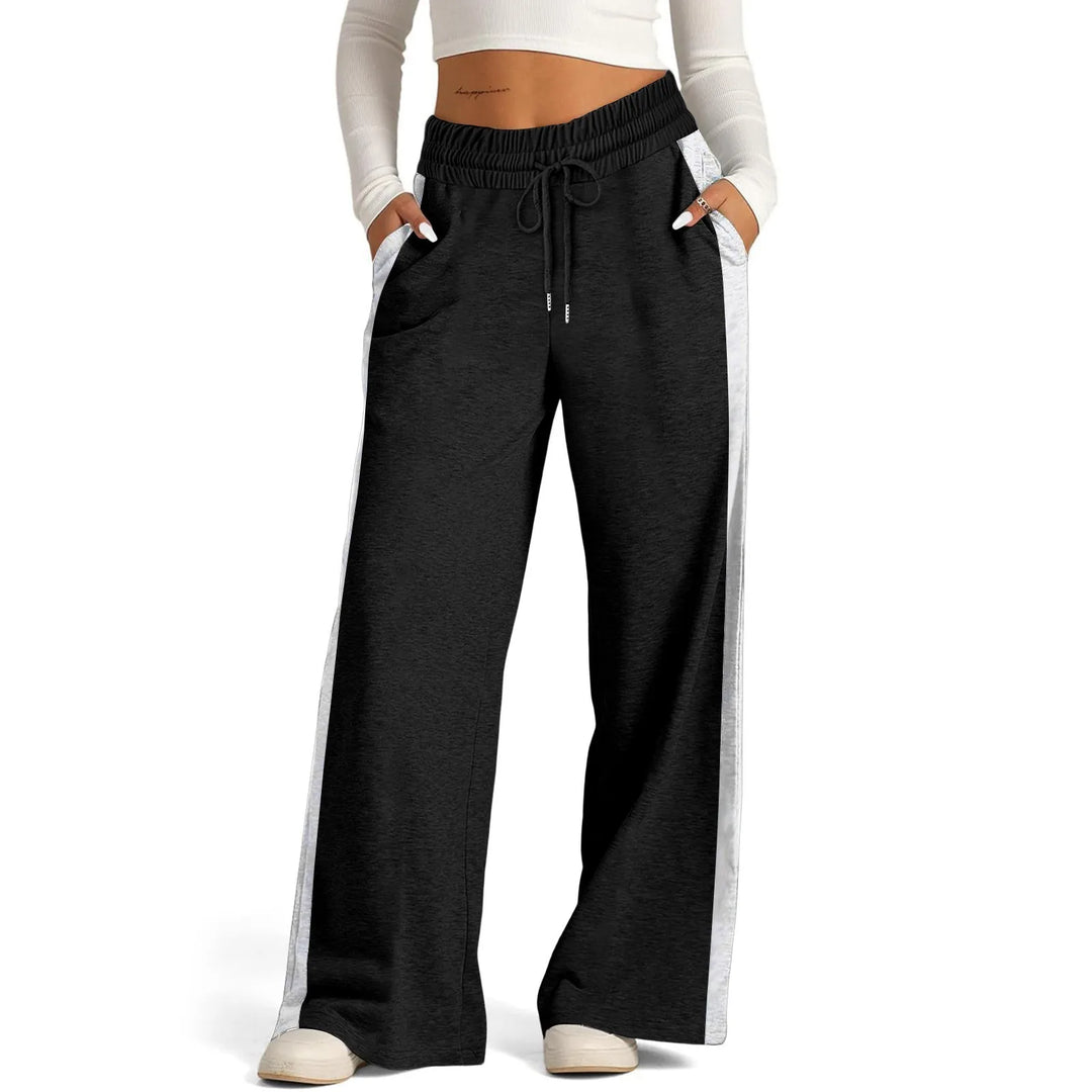 Classic Wide-Leg Sports Joggers