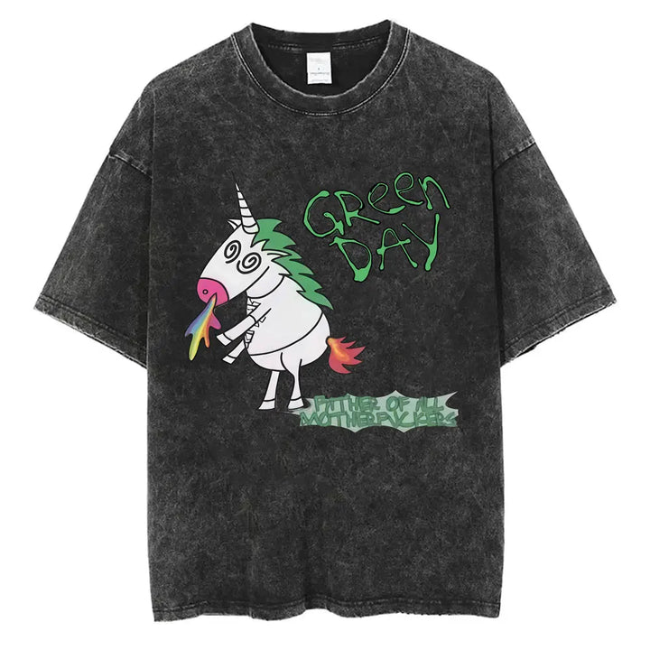 Washed Vintage Punk Green Day Tour 2025 Tees
