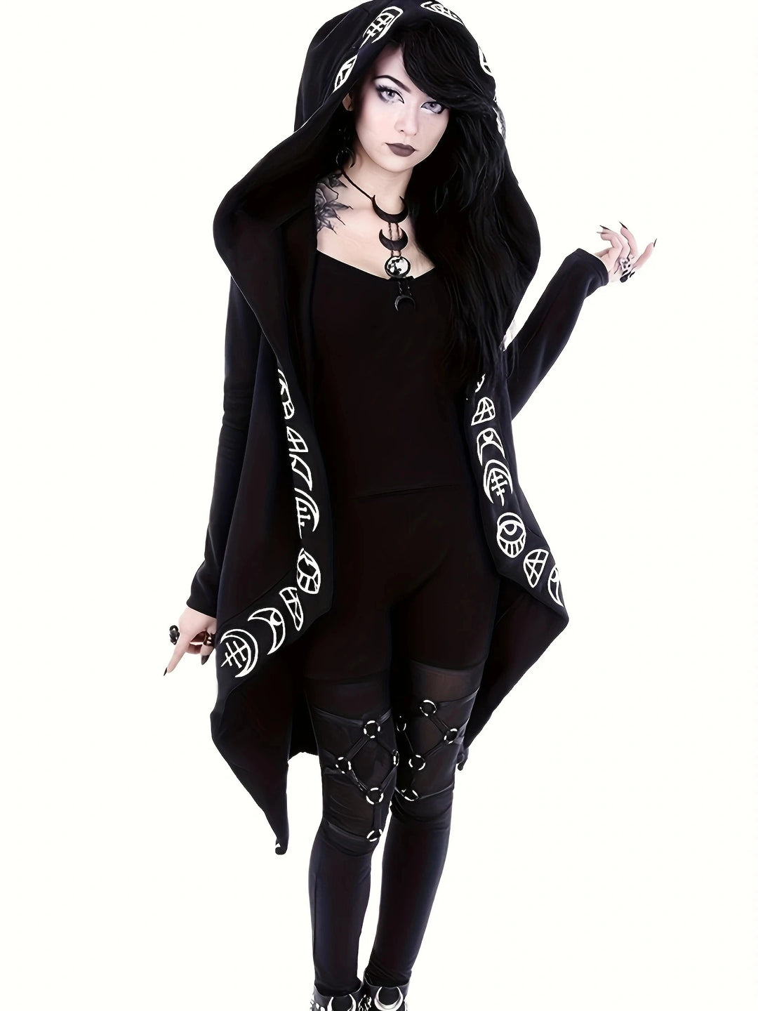 Enchanting Witchcraft-Inspired Design Gothic Hoodies