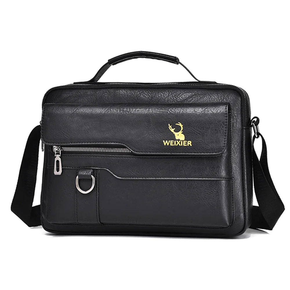 Crossbody PU Leather Business Shoulder Bag