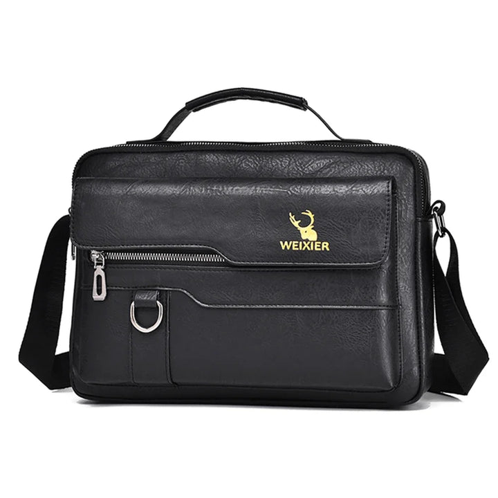 Crossbody PU Leather Business Shoulder Bag