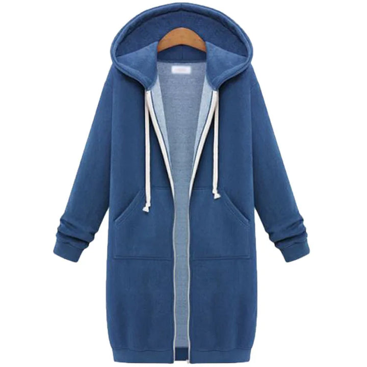 Hooded Long Thick Loose Sweatshirt
