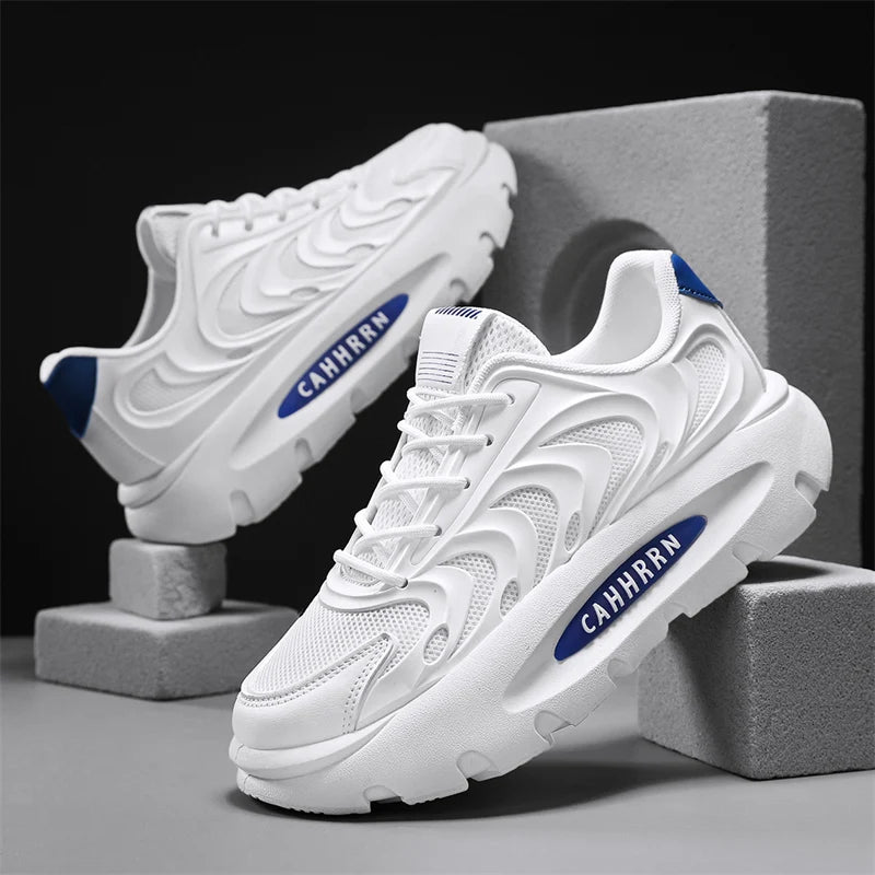 Versatile Mesh Breathable Thick-Soled Sneakers