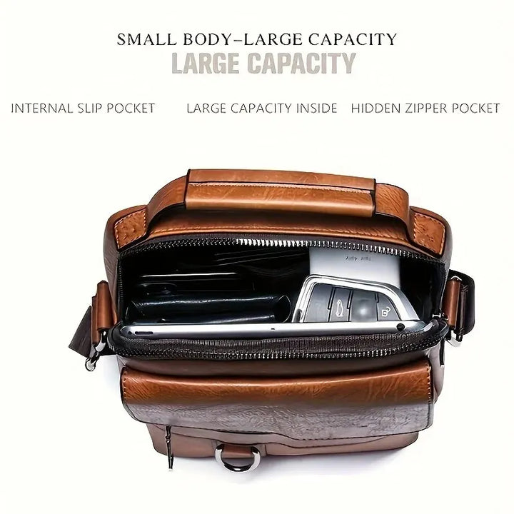 PU Leather Flaps Crossbody Shoulder Bag