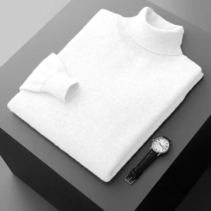 Thick Woolen Turtleneck Pullover Sweater
