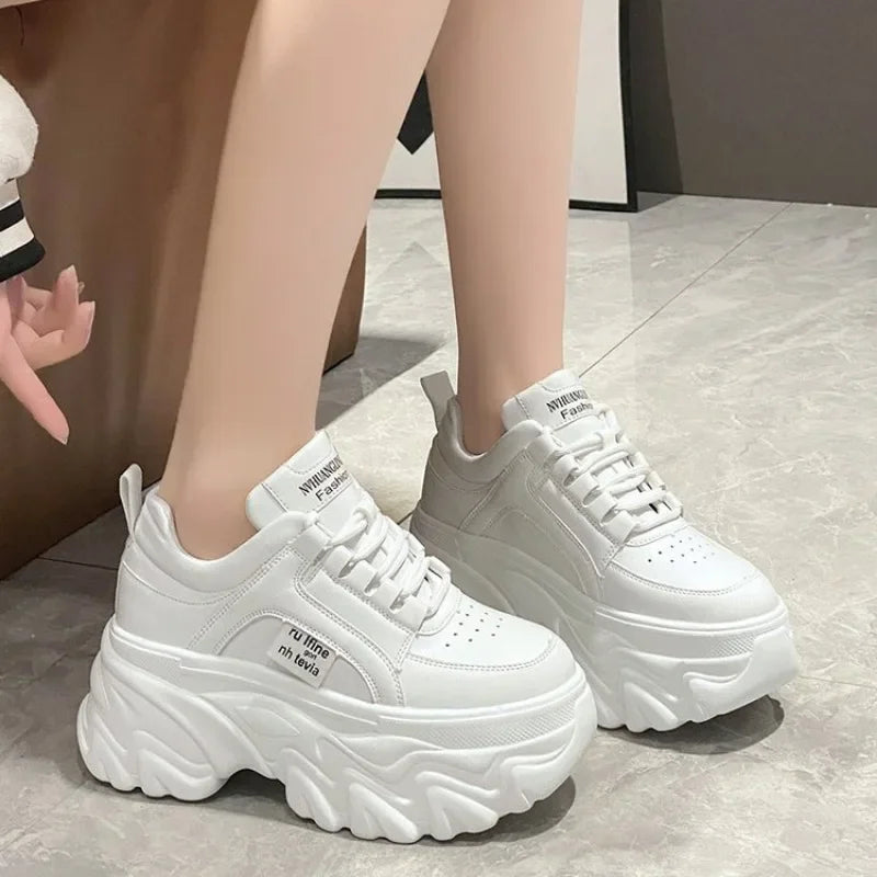 HQ PU Leather Chunky Sneakers