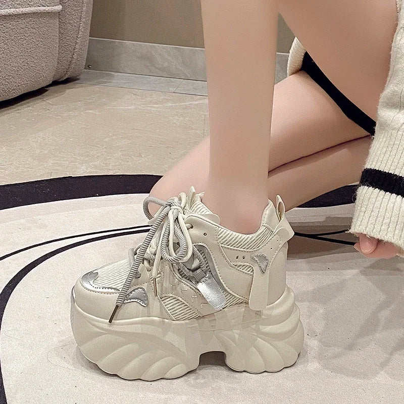 High-Top Platform Sneakers