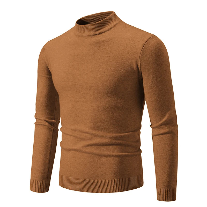Half-Neck Knitted Sweater