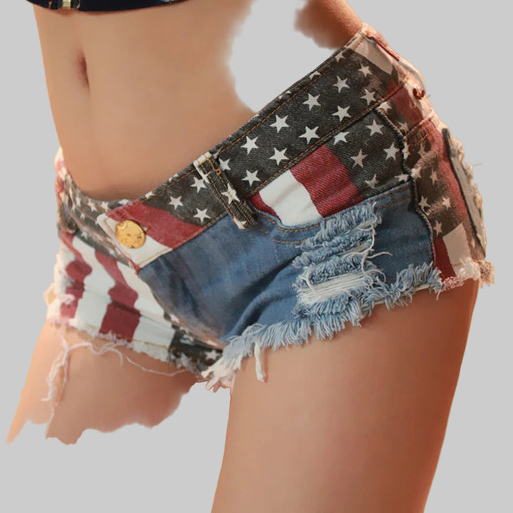 Spicy Low Waist American Denim Shorts