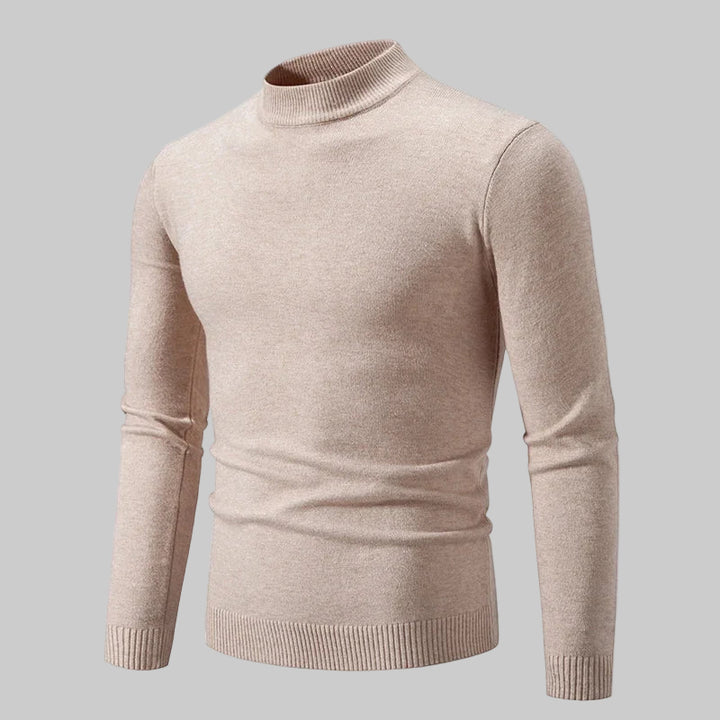 Half-Neck Knitted Sweater