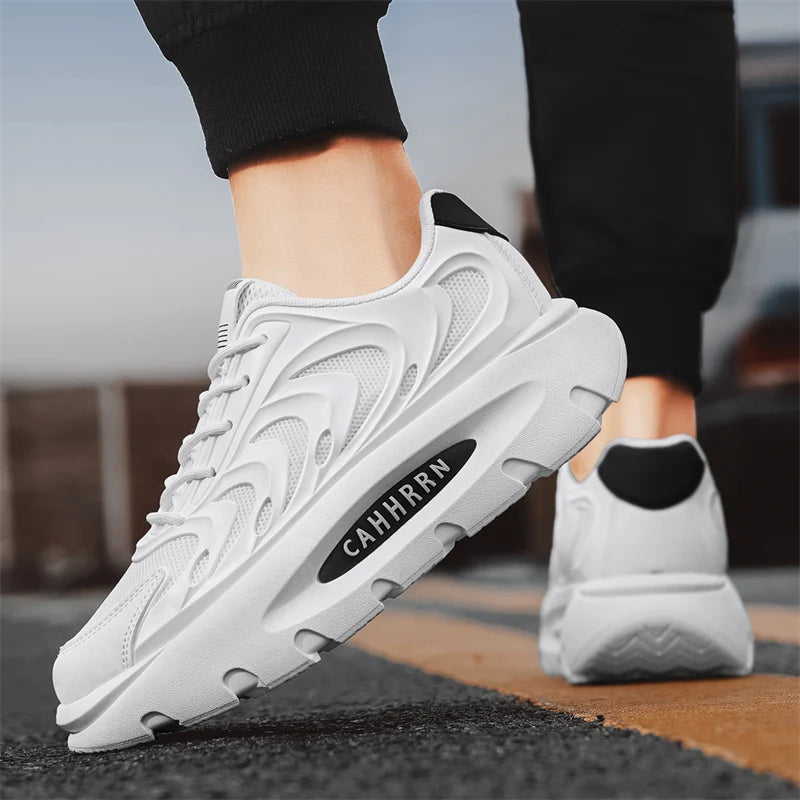 Versatile Mesh Breathable Thick-Soled Sneakers