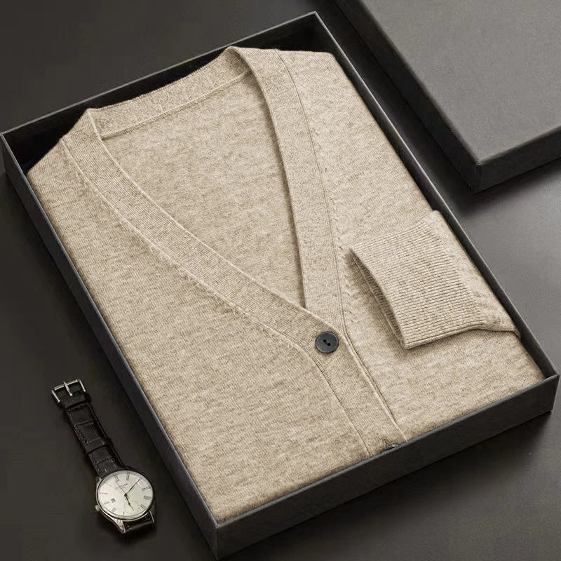 V-Neck Button Down Knitted Sweaters