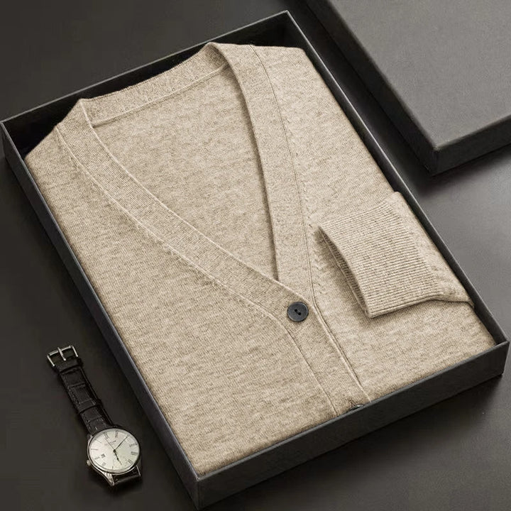 V-Neck Button Down Knitted Sweaters